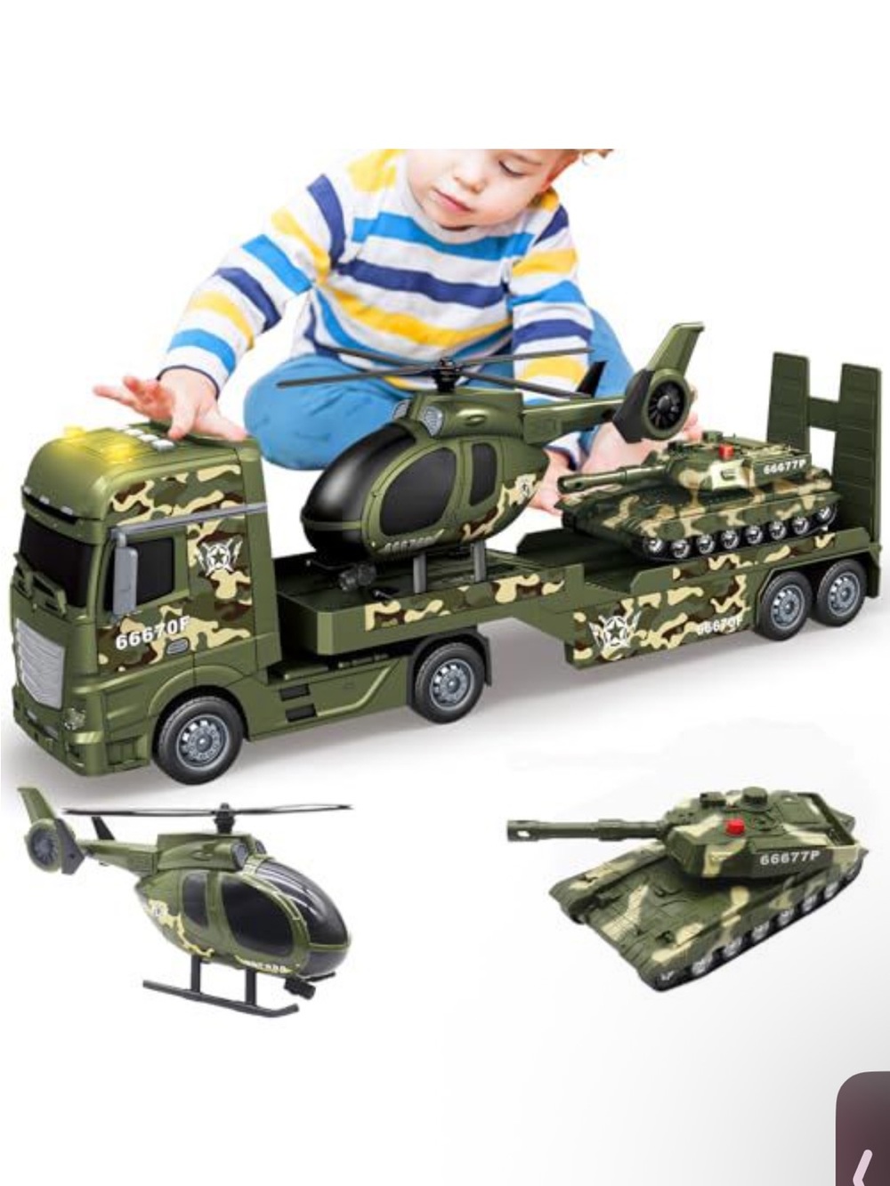 Big Green Military truck toys
